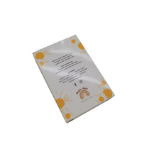 Boîte d'emballage en Silicone pour bébé, anneau de dentition personnalisé, bavoir de sucette, produit, boîtes en papier, cadeau avec fenêtre transparente