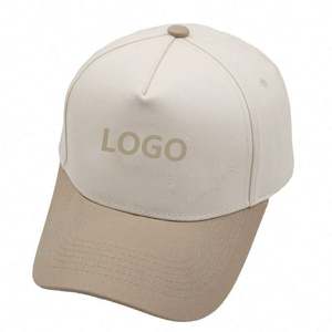 Gorra de béisbol con logotipo bordado personalizado de 5 paneles de perfil alto 100% algodón de alta calidad personalizada al por mayor - Product Image 5