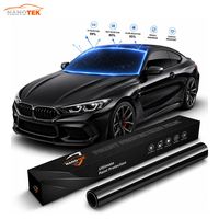 Film Kaca Mobil TPU 6.5mil Sangat Hidrofobik Anti Gores Perlindungan UV Transparan Anti Pecah untuk Kaca Depan Otomotif 5 Tahun
