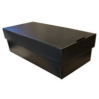 Boîtes ondulées en plastique PPC UP boîtes de qualité alimentaire ISO 9001:2015 certifiées meilleures boîtes de chiffre d'affaires de qualité pour le stockage boîte de qualité ESD