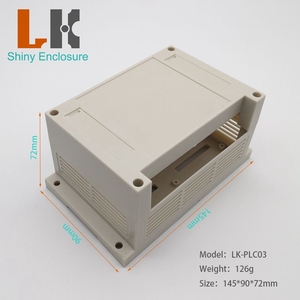 145*90*72 Mét vỏ nhựa cho thiết bị điện tử ngã ba nhà ở DIN đường sắt bao vây hộp PLC hộp nhựa cho kết nối - Product Image 2