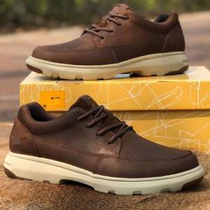 Sepatu Sneakers kulit <span class=keywords><strong>Fashion</strong></span> kustom pria merek terkenal sepatu kasual antiair antiselip untuk penggunaan musim semi musim gugur dan musim dingin - Product Image 3