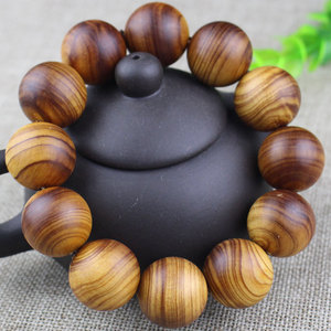 สร้อยข้อมือซีฉวนคลิฟไซเปรส 20 มม- 12 เม็ด น้ำมันเข้มข้นสูง ของสะสม ลูกปัดพระพุทธศาสนา สำหรับผู้ชายผู้หญิง สวมใส่ได้ทุกวัน - Product Image 1