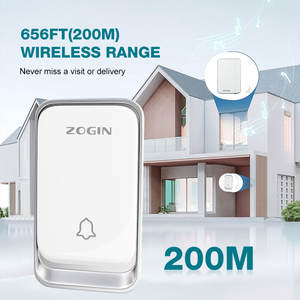 Alta calidad sin cables 55 tonos de llamada autoalimentado impermeable IP44 inalámbrico sin batería UE AU Reino Unido US enchufe receptor timbre - Product Image 5