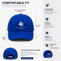 Casquette de baseball chrétienne personnalisée en coton doux, style Dad Hat, avec broderie graphique Chevalier Cheval, pour événements religieux et événements d'église, en gros