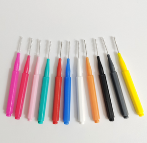 Commercio all'ingrosso spazzolino interdentale in Nylon dritto usa e getta per pulire il filo interdentale per adulti in plastica resistente - Product Image 6