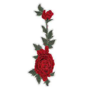 Bán Buôn Tùy Chỉnh Tùy Chỉnh Thêu Các Bản Vá Lỗi Vải Thiết Kế Lớn Hoa Thêu Mô Hình Sắt Thiết Kế Cho Quần Áo - Product Image 2