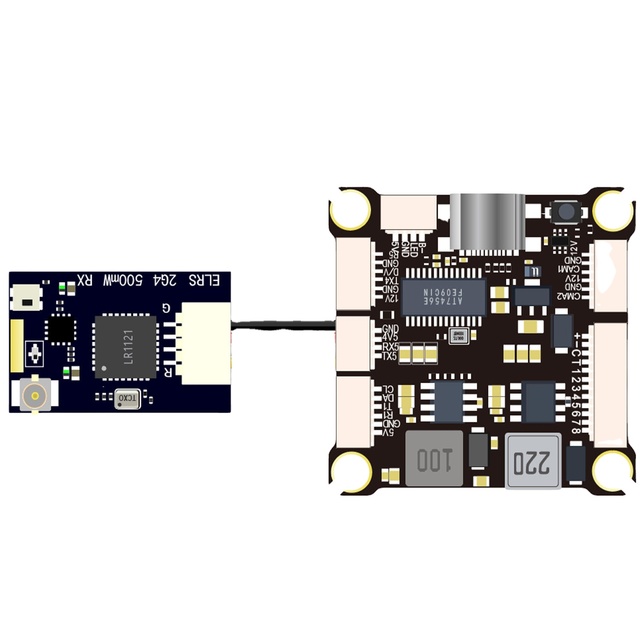 XINLIWEI ELRS 2.4G Dual Antenna Diversity Receiver-433/500/750/868/915MHz Long Range FPV Freestyle RC Racing Compatible
