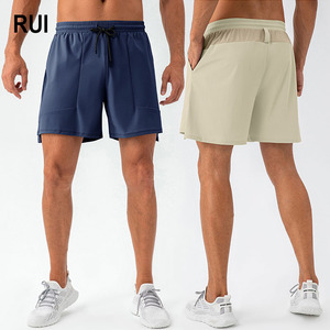 RUIQUWIN 2026 Nouveaux shorts de sport amples et très extensibles pour hommes, respirants, toucher frais, séchage rapide, pour la gym, le fitness, la course et l'entraînement - Product Image 1