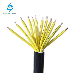 2.5mm2 12 core cable control multicore black pvc color electric wire 12x2.5mm2