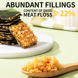 Snacks Instantáneos de Alimentos, Sándwich de Carne de <span class=keywords><strong>Pollo</strong></span> <span class=keywords><strong>Relleno</strong></span> de Algas Marinas, Snack de Carne <span class=keywords><strong>para</strong></span> Niños - Product Image 4