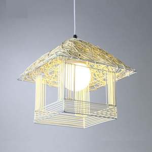 Candelabro cálido para casa pequeña de ratán, candelabro para pasillo, cafetería, casa de té, candelabro de jardín con personalidad - Product Image 6