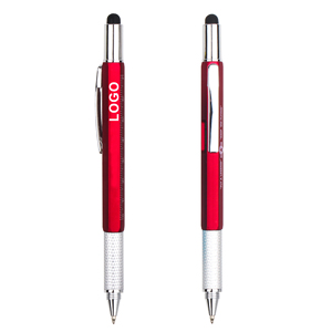 Appliances 6 in 1 <b>Pen</b> Multi Functional Tool Plastic Cheap Ballpoint <b>Pen</b> with Print Logo Stylus Ruler Level Screwdrivers - Product Image 6