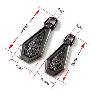 HOT SALES Customized #5 Nylon Metal Zip <b>Pullers</b> for Bags - Product Image 5