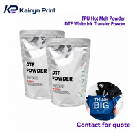 Poudre thermofusible DTF TPU, texture douce, haute élasticité, adhésif puissant, poudre pour film de transfert thermique à l'encre blanche, directement de l'usine