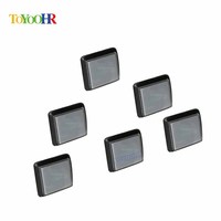Boutons poussoirs lumineux carrés de 49*49mm, prix d'usine, interrupteur à bouton-poussoir momentané pour jeux à monnayeur