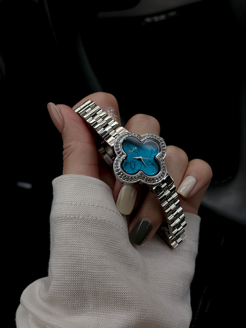 Scottie 9758 Factory Price Woman Quartz Luxury Flower Shape Dial Ladies Wristwatch 20BAR Waterproof Stainless Steel Band Watches