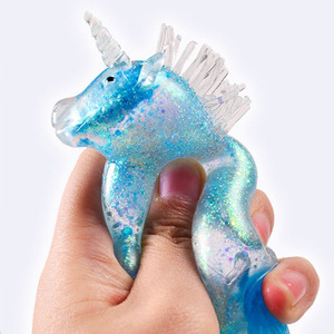 2024 New Design TPR Unicorn Squeeze Toy Maltose Filled Stress Ball Toys - Product Image 3