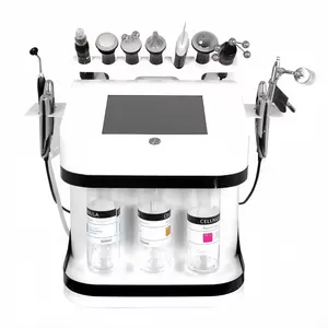Professional 8 in 1 h2o Hydro microdermabrasion Skin Scrubber Peeling Hydra Oxygen Dermabrasion Facial Machine