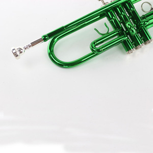 Vente directe <span class=keywords><strong>Trompette</strong></span> <span class=keywords><strong>verte</strong></span> Débutants apprenant les instruments à vent occidentaux Performance Couleur <span class=keywords><strong>Trompette</strong></span> - Product Image 5