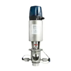 Sanitary Stainless Steel Double Sealing CIP Seat Mixproof Valve