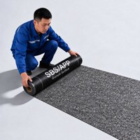 Hersteller SBS APP Aufklebbares Wasserdichtes Dachband mit Mineralbeschichtung Modifiziertes Bitumen-Dachmaterial