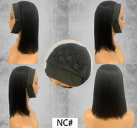 Perruques Bob SDD en cheveux vietnamiens ultra-lisses avec bandeau, vente en gros, sans colle, sans dentelle, noires, 100 % cheveux humains, densité 200 %