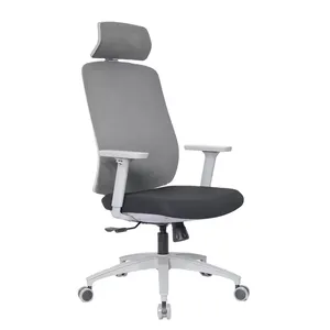 Kabel Chaise de bureau ergonomique en maille à dossier haut pour bureau