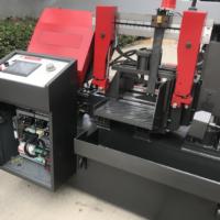 Scie à ruban rotative pour la découpe des métaux, haute productivité, modèle GS330, fabrication chinoise