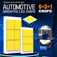Projecteur LED double en aluminium 160W 12V avec faisceau bas et faisceau haut 6000K 3 pouces laser