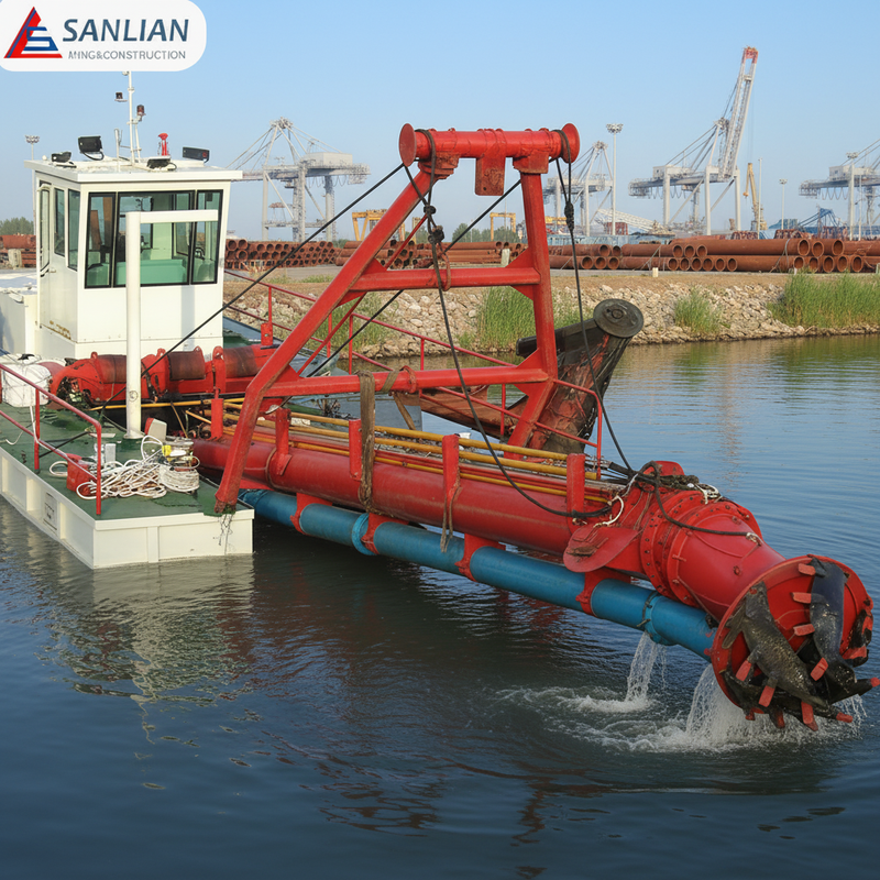 Sanlian Hydraulic Cutter Suction Dredger Diesel