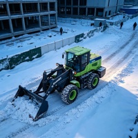 Hochleistungs-Ökofreundlicher 3-Tonnen 4x4 Elektro-Radlader mit 1,53-2,5m³ Schaufel für Landwirtschaft und Erdbewegung