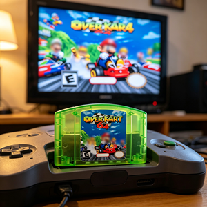 Cartouche de jeu N64 pour Over <span class=keywords><strong>Kart</strong></span> 64 USA - Version NTSC anglaise pour console de jeux <span class=keywords><strong>Nintendo</strong></span> 64 - Product Image 6