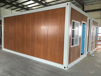 Casa Contenedor Blanca Prefabricada con Ventanas de Seguridad para Oficina en Obras de Construcción y Campamento Laboral