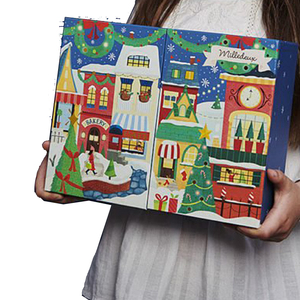 24 ngăn kéo Advent lịch hộp <span class=keywords><strong>DIY</strong></span> mù hộp cho bé số lượng lớn tùy chỉnh món quà giáng sinh tổ chức với Bí Ẩn bất ngờ kỳ nghỉ đếm ngược - Product Image 5