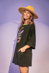 2024 verano ODM satén vestido informal de mujer nuevo Europeo Americano transfronterizo para <span class=keywords><strong>Amazon</strong></span> máscara lentejuelas manga corta largo Natural - Product Image 3