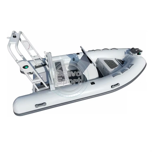 <span class=keywords><strong>Bateau</strong></span> <span class=keywords><strong>de</strong></span> pêche <span class=keywords><strong>semi</strong></span>-<span class=keywords><strong>rigide</strong></span> en aluminium ouvert <span class=keywords><strong>de</strong></span> 12 pieds Rib360 Orca Hypalon/PVC pour lac pour la dérive Activité <span class=keywords><strong>de</strong></span> plein air - Product Image 5