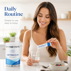 Nouveaux compléments alimentaires de probiotiques lyophilisés Lactobacillus Salivarius Casei Bifidobacterium Lactis en poudre pour adultes - Soutien immunitaire - Product Image 4