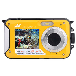 กล้องใต้น้ำ XHX 4K 56MP ออโต้โฟกัส กันน้ำ หน้าจอคู่ กล้องดิจิตอลสำหรับเซลฟี่และดำน้ำ - Product Image 5