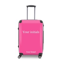 Ensemble de bagages à roulettes transparentes, pièces, personnalisés, à personnaliser soi-même, bagage de voyage
