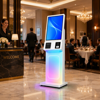 Kiosques de paiement Android pour restaurants 21,5/27 pouces, écran tactile, borne de commande en libre-service, terminaux de paiement, stands de kiosque, machine de kiosque en libre-service