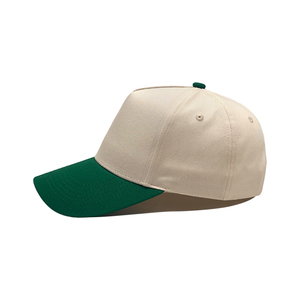 Özel Logo yüksek kalite 5 Panel iki ton beyzbol kapaklar toptan yapılandırılmış bir çerçeve % 100% pamuk Gorras beyzbol kamyon şoförü şapkaları - Product Image 4