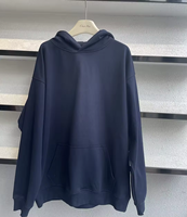Hoodie Pria 100% Katun Oversize dengan Cetak Digital Kustom