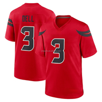 Vente en gros de maillots de football américain brodés Houston Texan, bleu marine # 51 Will Anderson Jr. # 7 C.J. Stroud # Maillot de football Lassiter 3