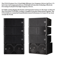 Système de sonorisation Offre Spéciale passif double 12 pouces bidirectionnel en néodyme Line Array Outdoor Show Line Array