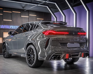 Kit Carrozzeria in Fibra di Carbonio Stile LD per <span class=keywords><strong>BMW</strong></span> X6M - Spoiler/Minigonne Laterali/Diffusore Posteriore/Aggiornamento Cofano - Product Image 4