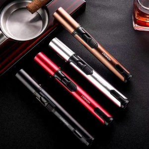 Biểu Tượng Tùy Chỉnh Chất Lượng Cao Một Ngọn Lửa Refillable Butan Cắm Trại Nhẹ Hơn Bút Torch Nhẹ Hơn - Product Image 2