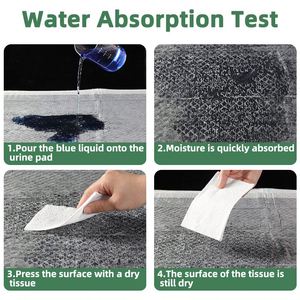 Dezhu Water Absorption Disposable Pets Pee <b>Pads</b> Sustainable Soft Cotton Pets Urinal <b>Pads</b> Dog Puppy Training Pee <b>Pad</b> - Product Image 2