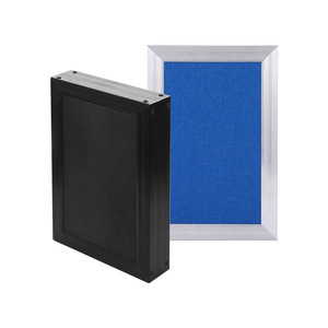 Aluminum Framed Sound Absorbers Rectangle Glass Wool Hanging Acoustic Panels For Exhibition Halls Stadiums Auditoriums Ceiling - Product Image 3