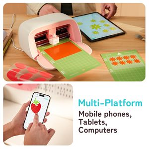 Máy cắt Vinyl thông minh likcut glee S501 máy cắt thủ công tự làm cầm tay để dán, đề can & cardstock màu hồng - Product Image 3